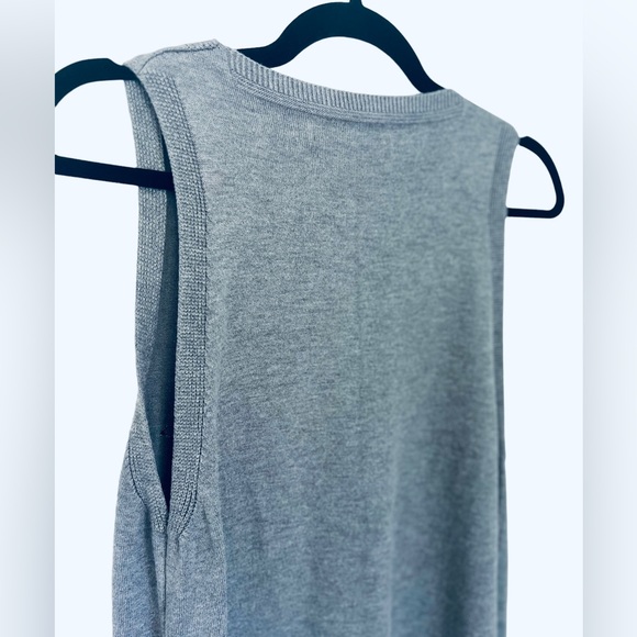 New York Yankees Awesome J Cashmere Wool Knit Sweater Vest Dress V-Neck - Picture 7 of 7